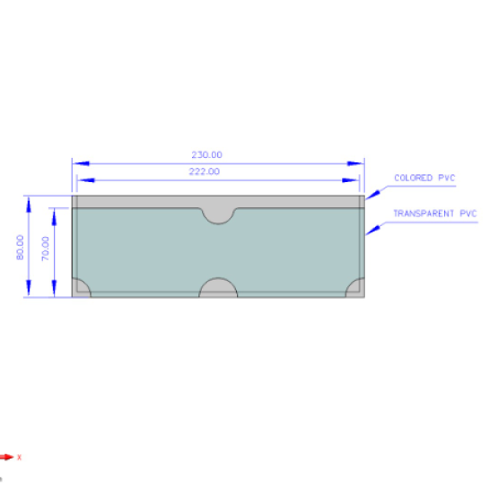 Kanban Cebi 80*230mm (K59) - 500 Adet