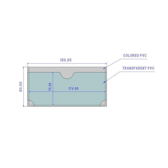 Kanban Cebi 90*180mm (K75) - 500 Adet